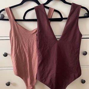 Free People Tank Top Bodysuits